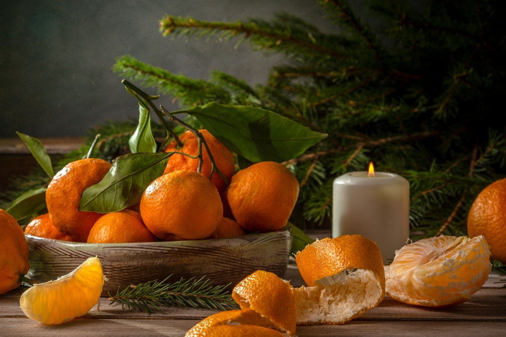 Главный атрибут Нового года: Мандарины