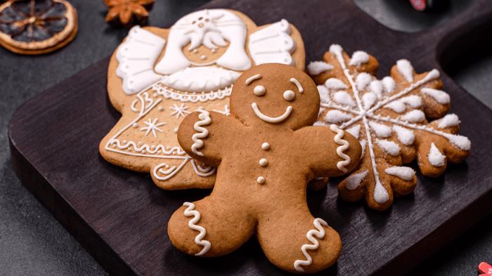 Рождественский десерт - имбирное печенье
