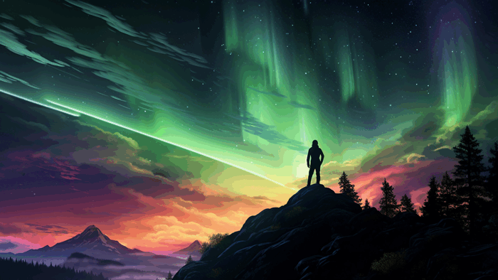 Сказочное небо Заполярья