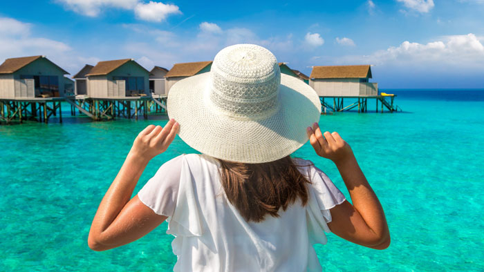 Март на Мальдивах